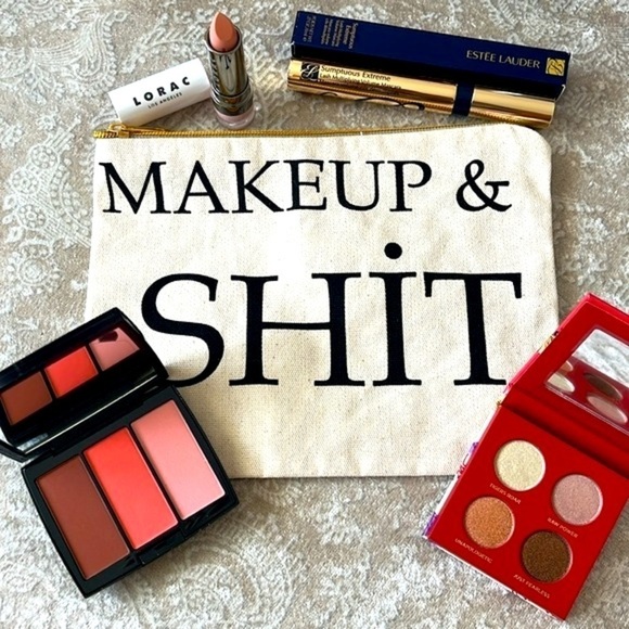 Brand New UD Eyeshadow Anastasia BH Blush Estée Lauder Mascara Lorac Lip in Bag - Picture 16 of 16